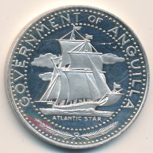 Anguilla, 4 dollars, 1969–1970