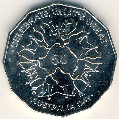 Австралия, 50 центов (2010 г.)