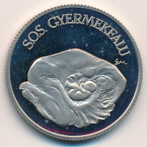 Hungary, 100 forint, 1990