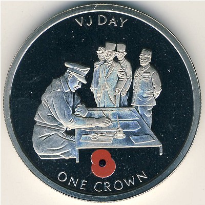 Gibraltar, 1 crown, 2005