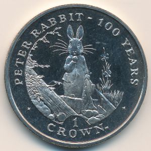 Gibraltar, 1 crown, 2002