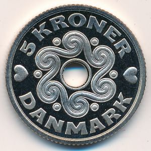 Denmark, 5 kroner, 2002–2013
