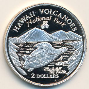 Cook Islands, 2 dollars, 1997