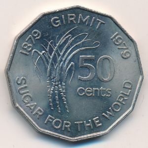 Фиджи, 50 центов (1979 г.)