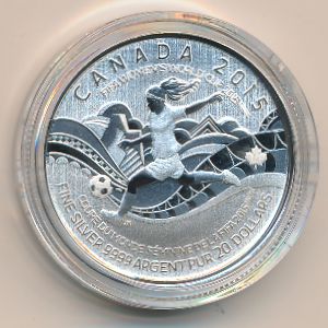 Canada, 20 dollars, 2015