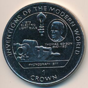 Isle of Man, 1 crown, 1996