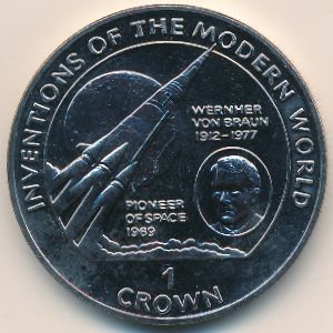 Isle of Man, 1 crown, 1996