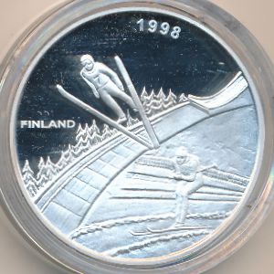 Finland., 20 ecu, 1998