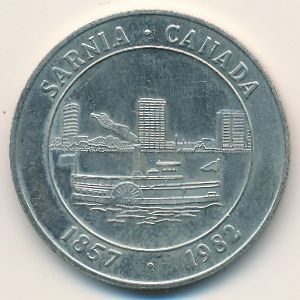 Canada., 1 dollar, 1982