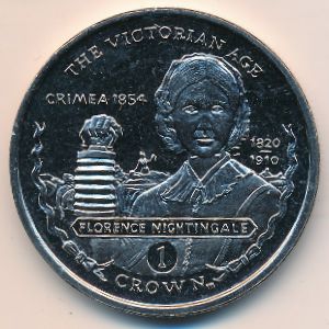 Gibraltar, 1 crown, 2001