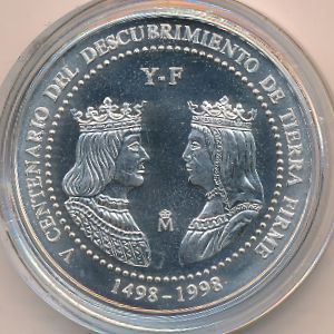 Spain., 3 euro, 1998