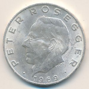 Austria, 25 schilling, 1969