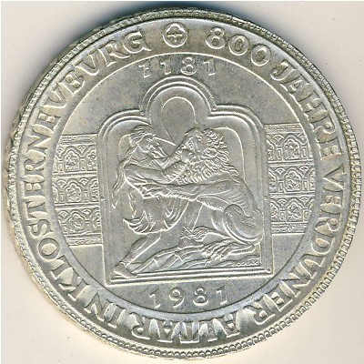 Austria, 500 schilling, 1981