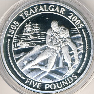 Gibraltar, 5 pounds, 2005