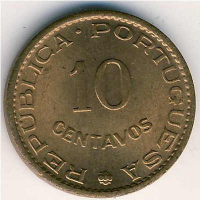 Португальская Индия, 10 сентаво (1958–1961 г.)