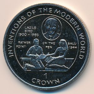 Isle of Man, 1 crown, 1995