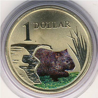 Australia, 1 dollar, 2008