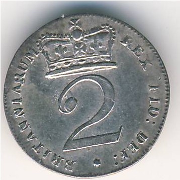 Великобритания, 2 пенса (1817–1820 г.)