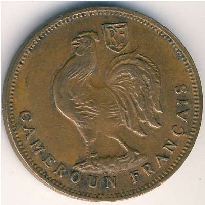 Cameroon, 1 franc, 1943