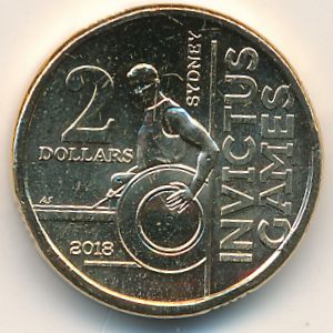 Австралия, 2 доллара (2018 г.)