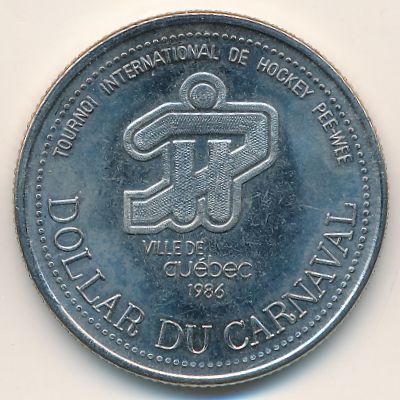 Canada., 1 dollar, 1986