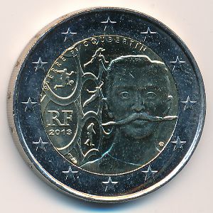 Франция, 2 евро (2013 г.)