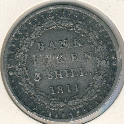 Great Britain, 3 shillings, 1811–1812