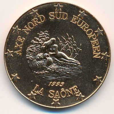 France., 3 ecu, 1993