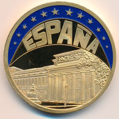 Spain., 1 ecu, 1998