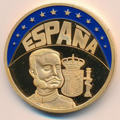 Spain., 1 ecu, 1997