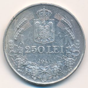 Romania, 250 lei, 1941