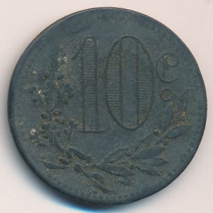 Algeria, 10 centimes, 1917–1919