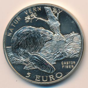 Норвегия., 5 евро (1997 г.)