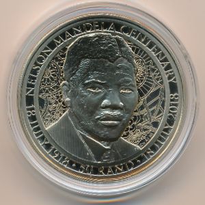 South Africa, 50 rand, 2018