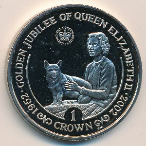 Isle of Man, 1 crown, 2002