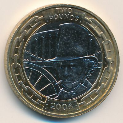 Great Britain, 2 pounds, 2006–2007