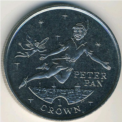 Gibraltar, 1 crown, 2002