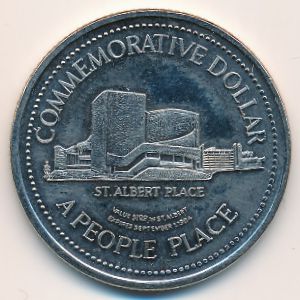 Canada., 1 dollar, 1984