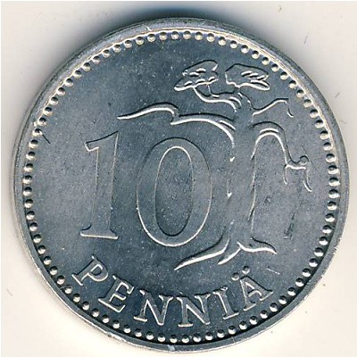 Финляндия, 10 пенни (1983–1990 г.)