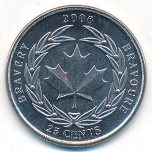 Canada, 25 cents, 2006