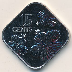 Багамские острова, 15 центов (2018 г.)