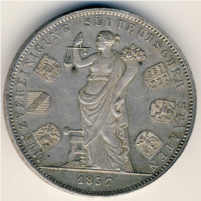 Bavaria, 2 thaler, 1837