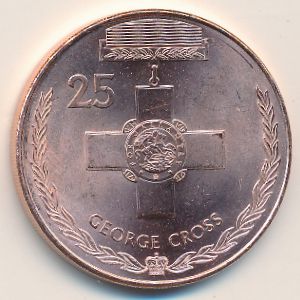 Австралия, 25 центов (2017 г.)