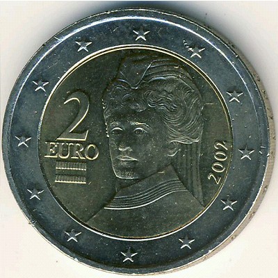 Австрия, 2 евро (2002–2006 г.)