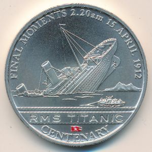 Cook Islands, 1 dollar, 2012