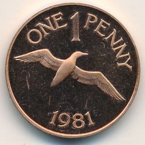 Guernsey, 1 penny, 1977–1981