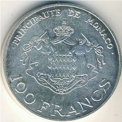 Monaco, 100 francs, 1982