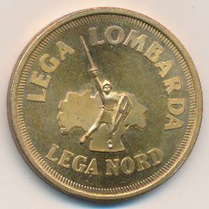 Nord., 5 lire, 1990