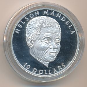 Liberia, 10 dollars, 2001