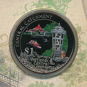 Singapore, 1 dollar, 2009
